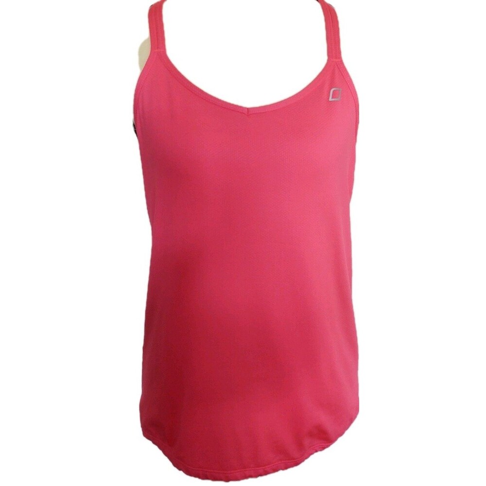 Lululemon Women's Racerback Fitted Tank Coral Pink Size Small Athletic Gym Yoga